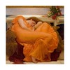 Trademark Fine Art Frederic Leighto 'Flaming June In Dress' Canvas Art, 35x35 IC01894-C3535GG